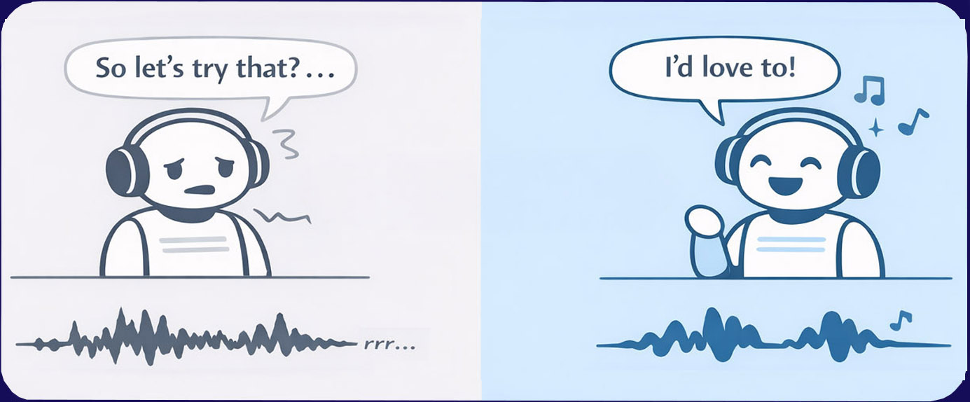 Creaky voice, smiling voice, and knowing when to stop